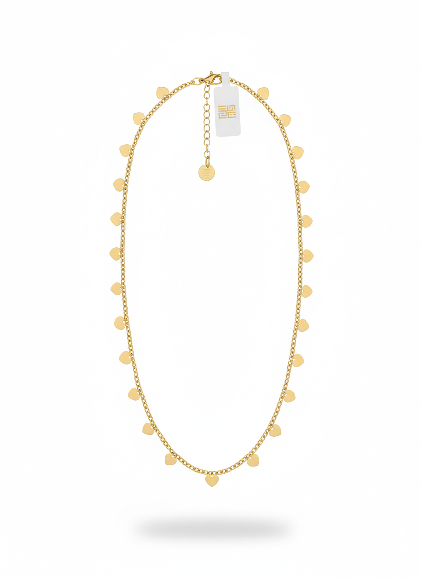 Cuban heart necklace