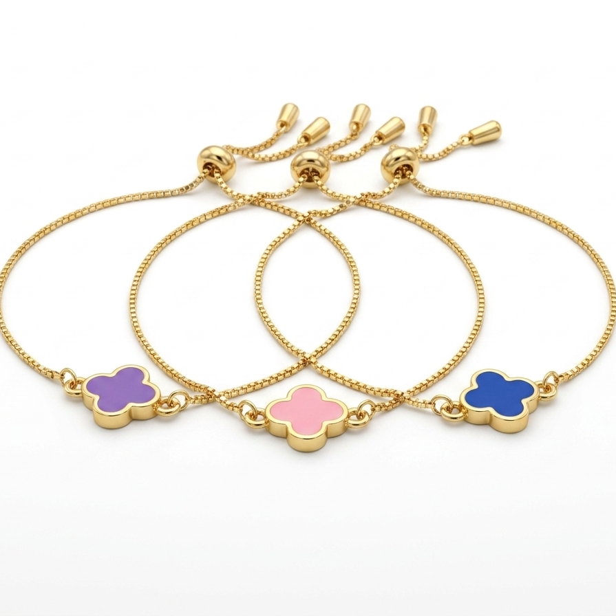 Pastel trébol bracelet