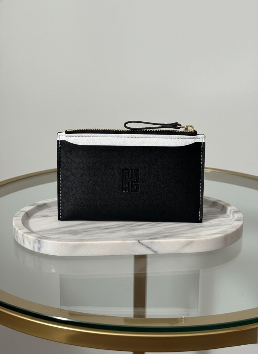 Celestine Wallet Black & White