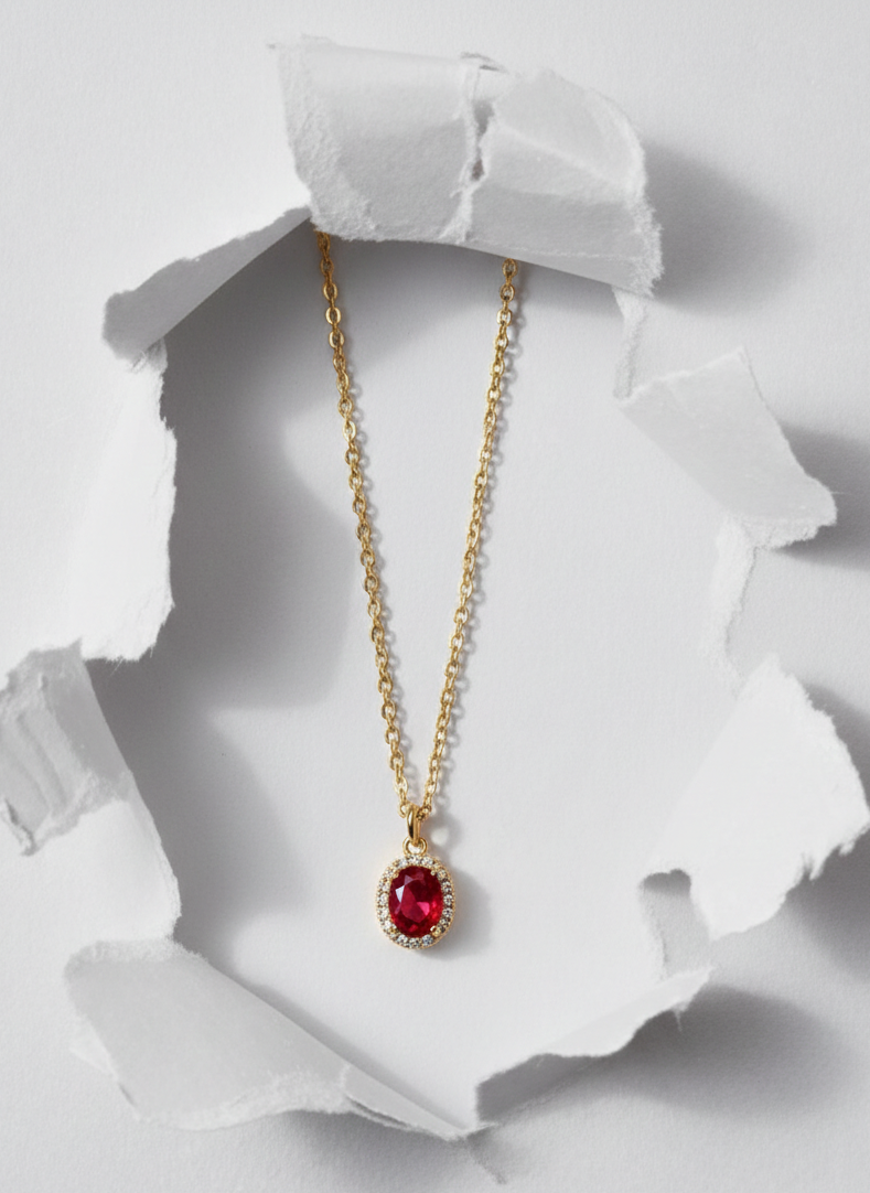 Lara Red Necklace