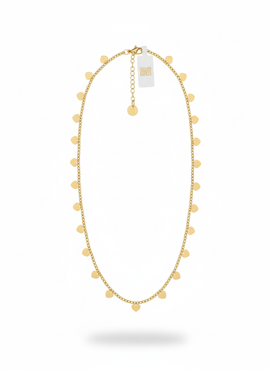Cuban heart necklace