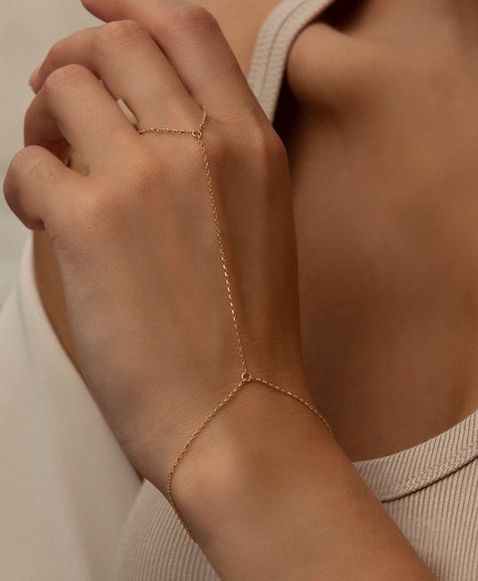 Hand Chain Ring Basic