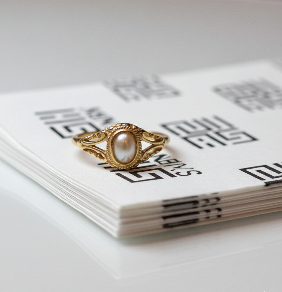 Vintage Pearl Ring