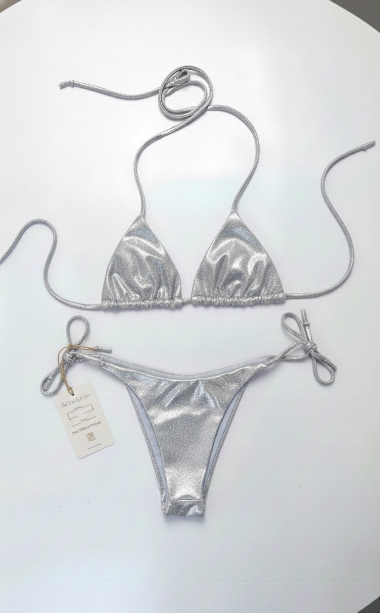 Metalic Bikini Basic Triangle