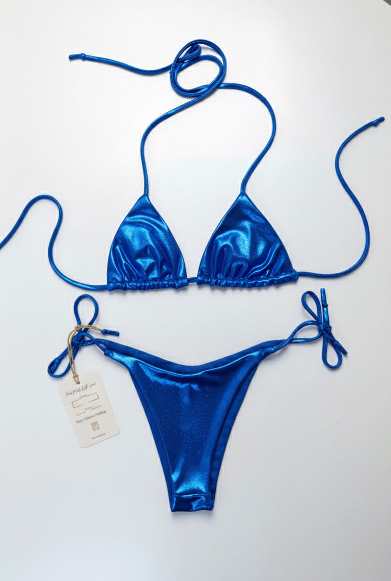 Metalic Bikini Basic Triangle