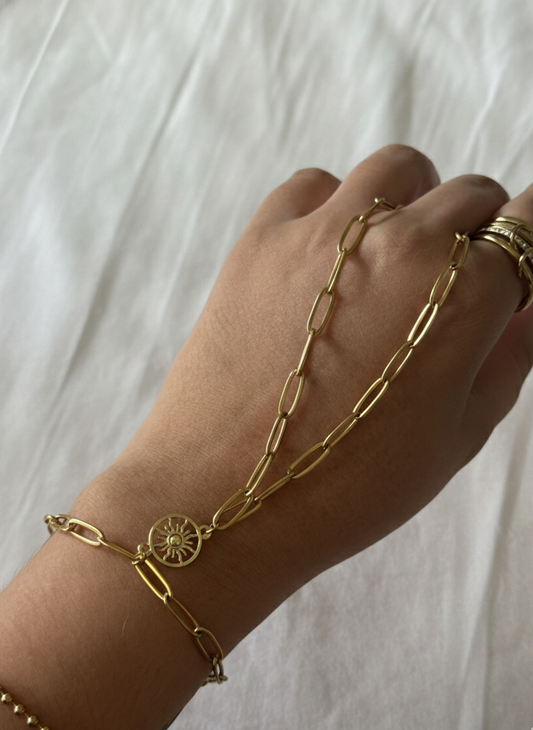 Sun hand chain