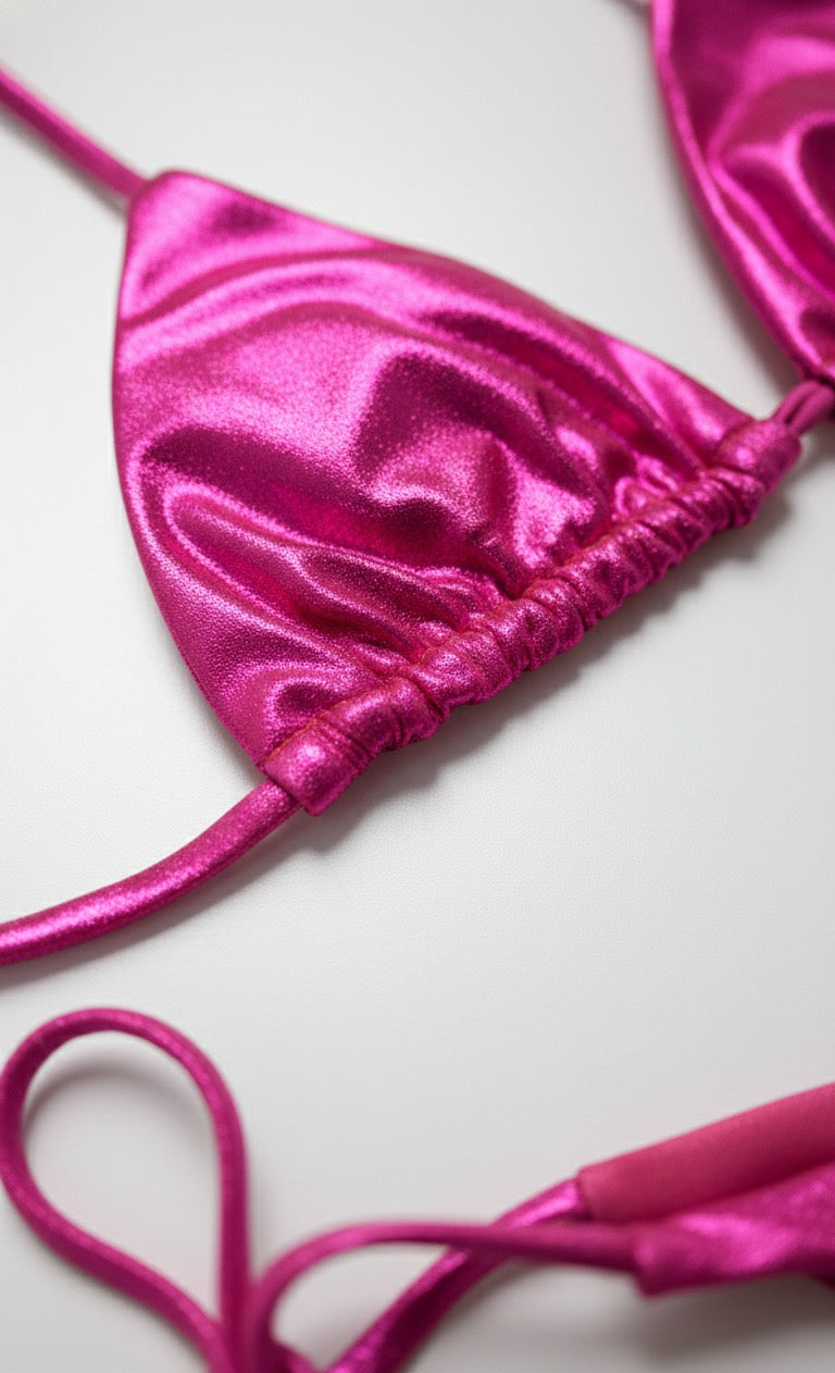 Metalic Bikini Basic Triangle