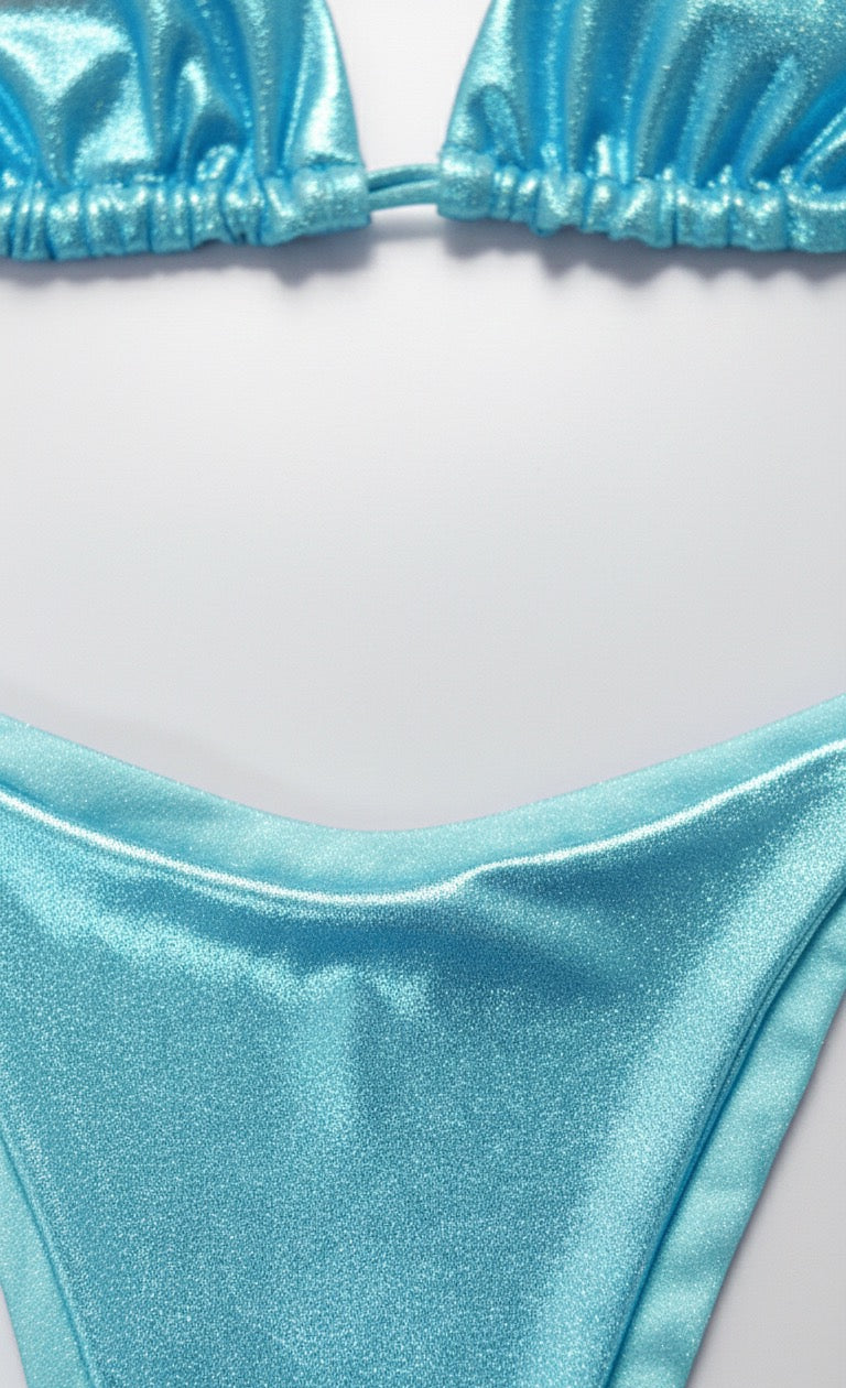 Metalic Bikini Basic Triangle